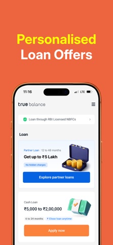 True Balance - Personal Loan iPhone screenshot 2