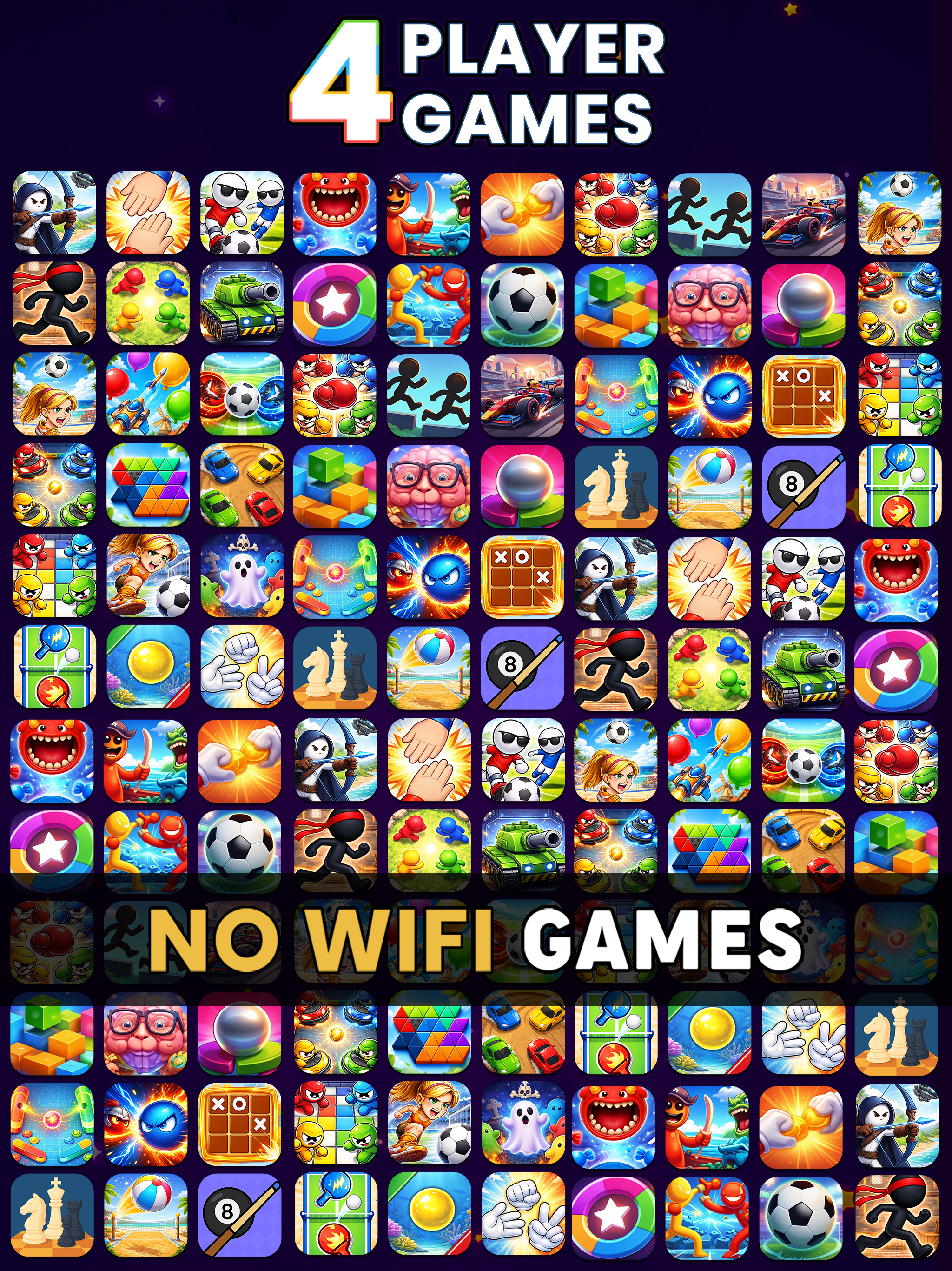 4 Player Games - Offline Games screenshot 7