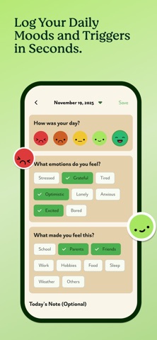 Mood Cycle: Mood Tracker Diary Screenshot 3 of 6