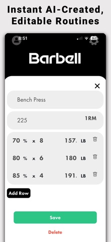 Barbell App: Workout Tracker Screenshot 2 of 4