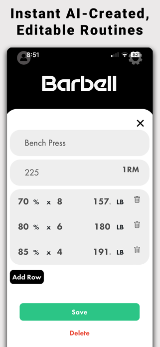 Barbell App Screenshot 2 of 4