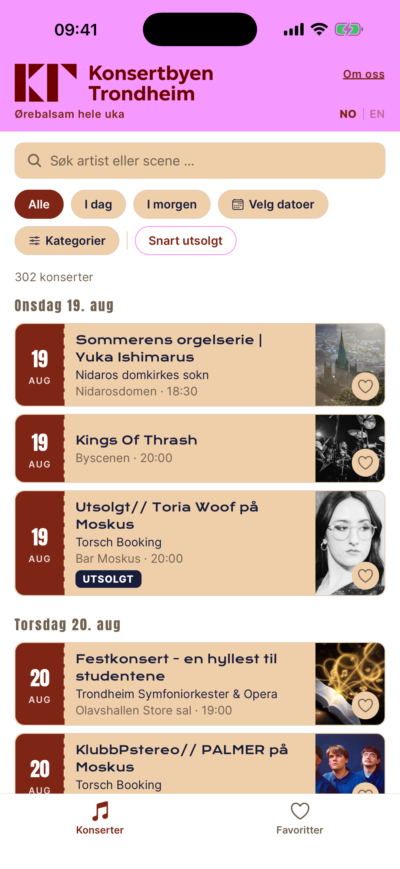Konsertbyen Trondheim