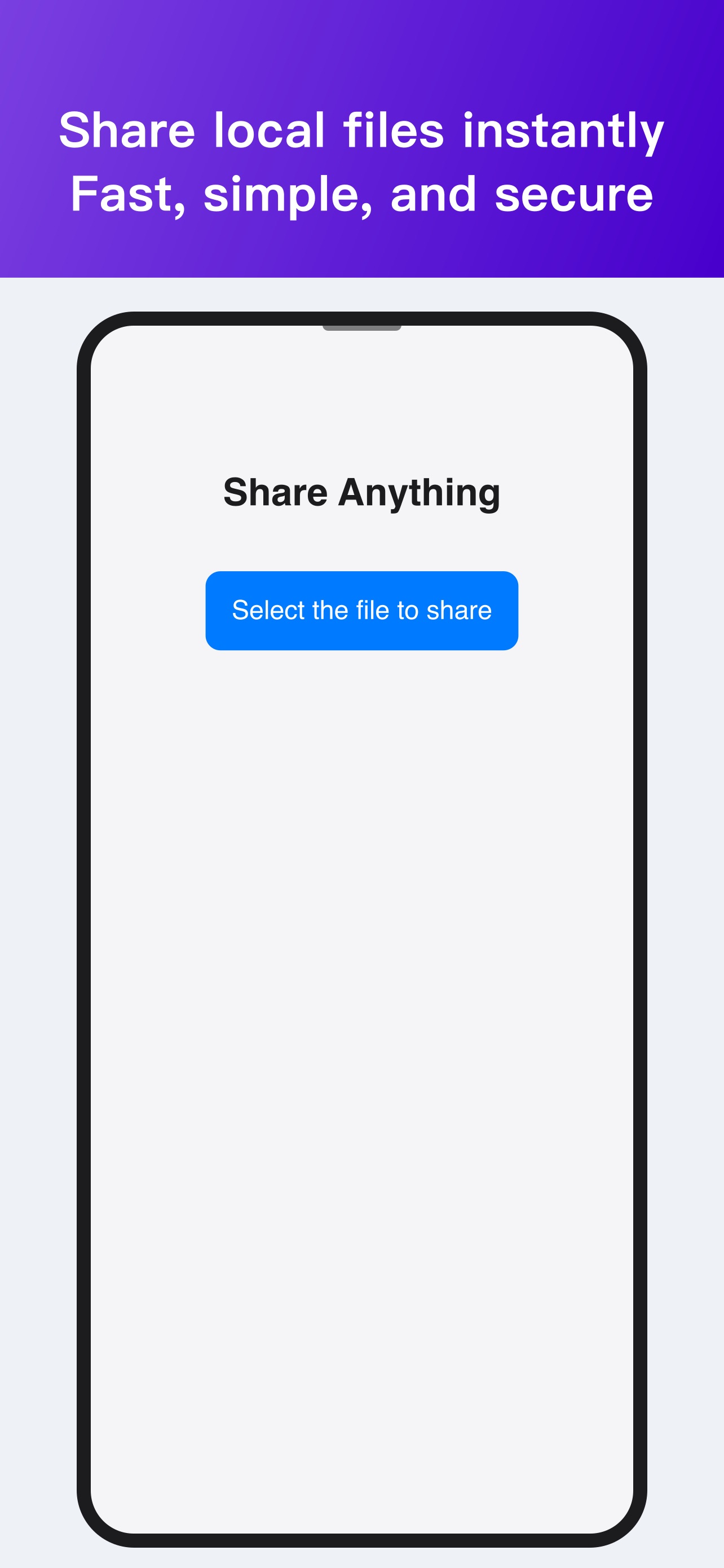 Screenshot 1 of QR ShareAnything