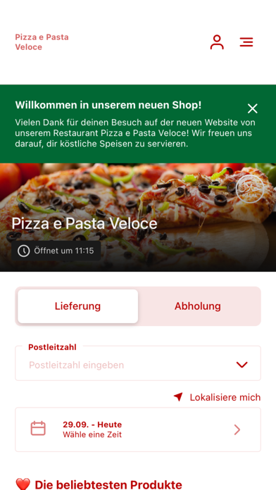 Screenshot #1 pour Pizza e Pasta Veloce