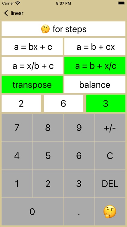 20/20 Linear Equations