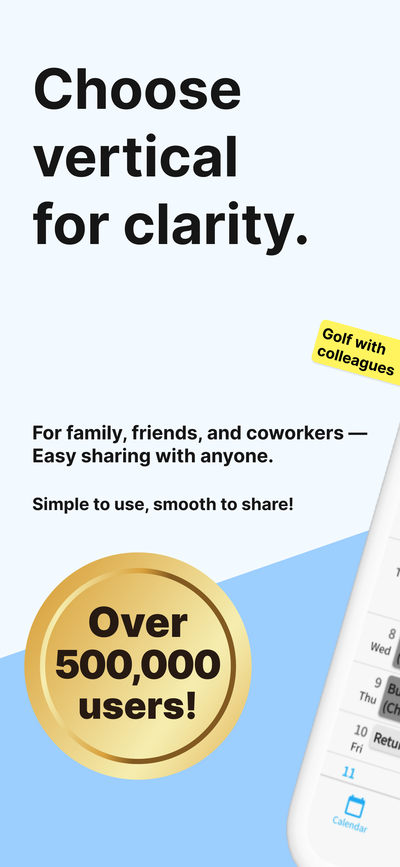 Everyone's Vertical Calendar