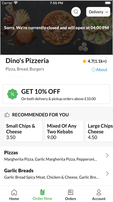 Dino's Pizzeria Screenshot