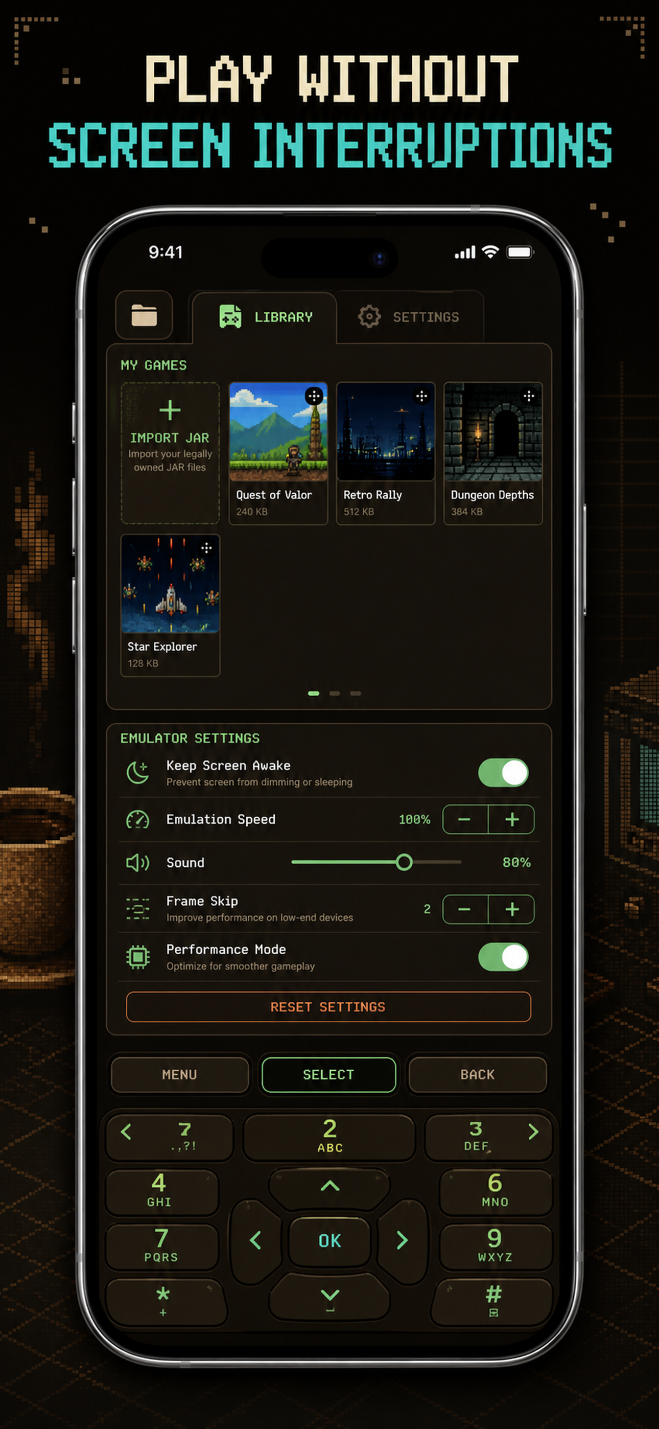 J2ME Emulator screenshot 8