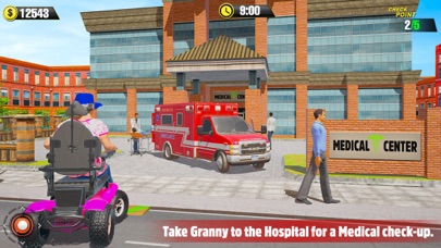 Screenshot #3 pour Granny Wheelie Driving Game