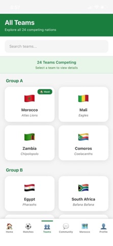 Africa Cup 2025 Unofficial App screenshot