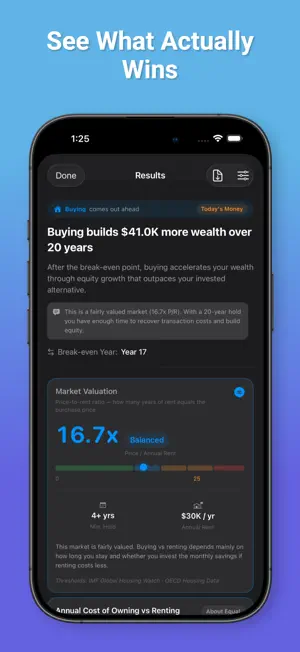 Home Decision: Rent vs Buy screenshot 1