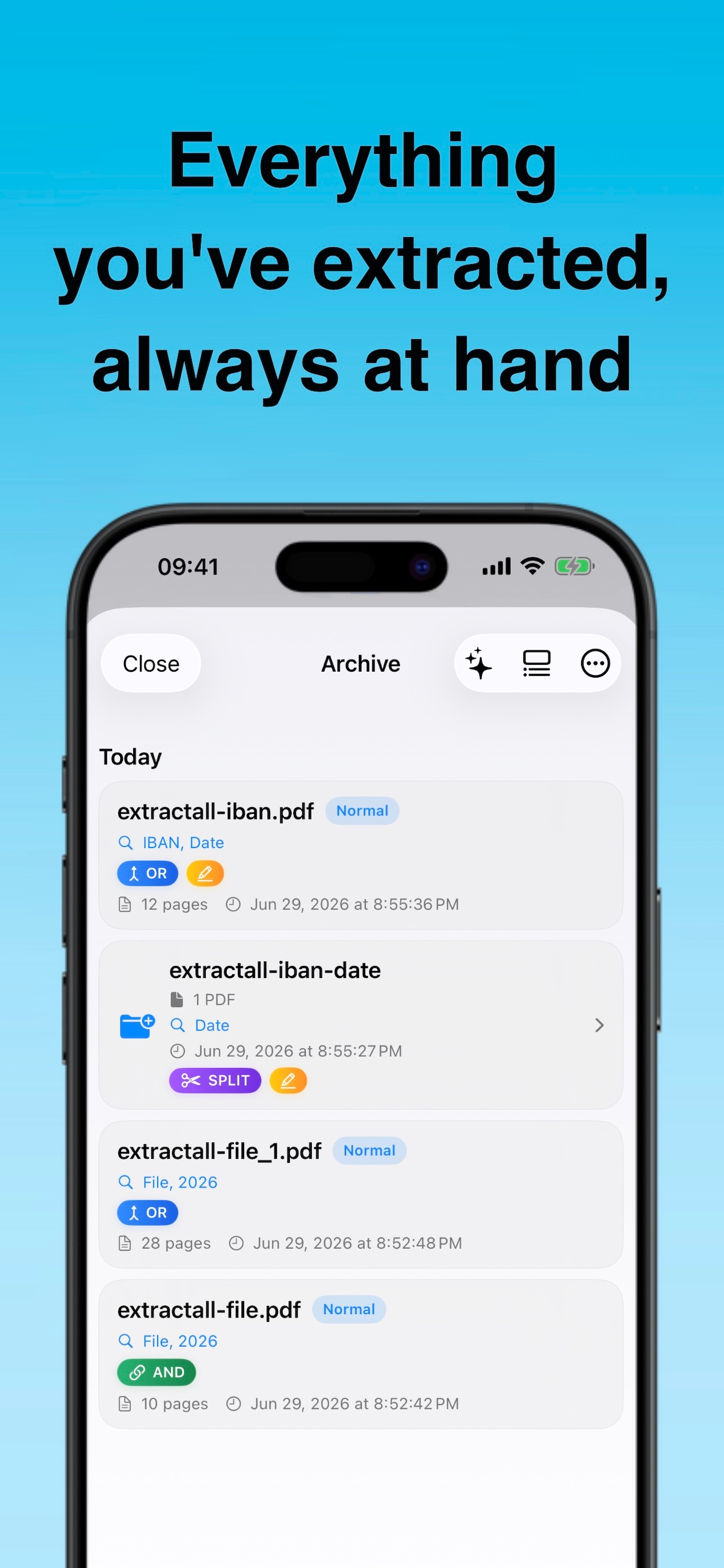 extractall: PDF page extractor screenshot 5
