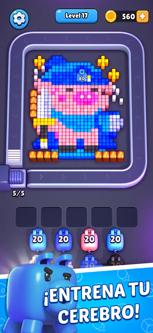 Pixel Flow! iOS Mod IPA screenshot 2 - iOS game interface