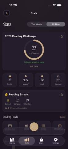 Lamplit - Reading Tracker Screenshot 5 of 10