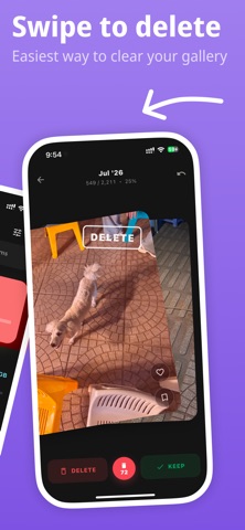 Declutter: Swipe Delete Photos iPhone screenshot