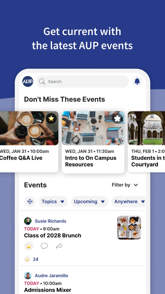 #4. AUP Connect (iOS) 由: Raftr, Inc