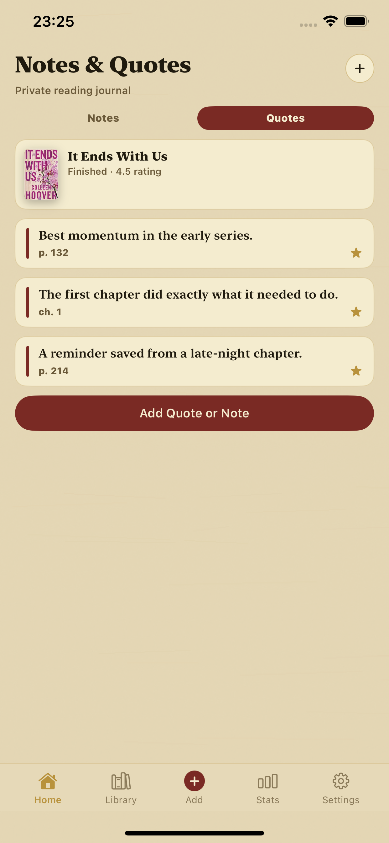 Shelflog screenshot 7