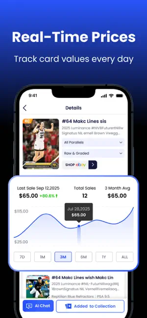 CardX: Sports Card Scanner screenshot 1
