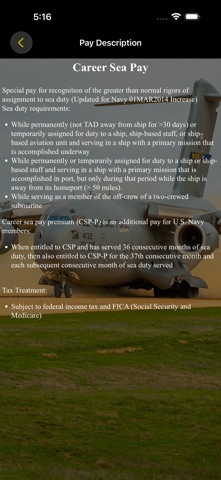 Military Pay Calc screenshot