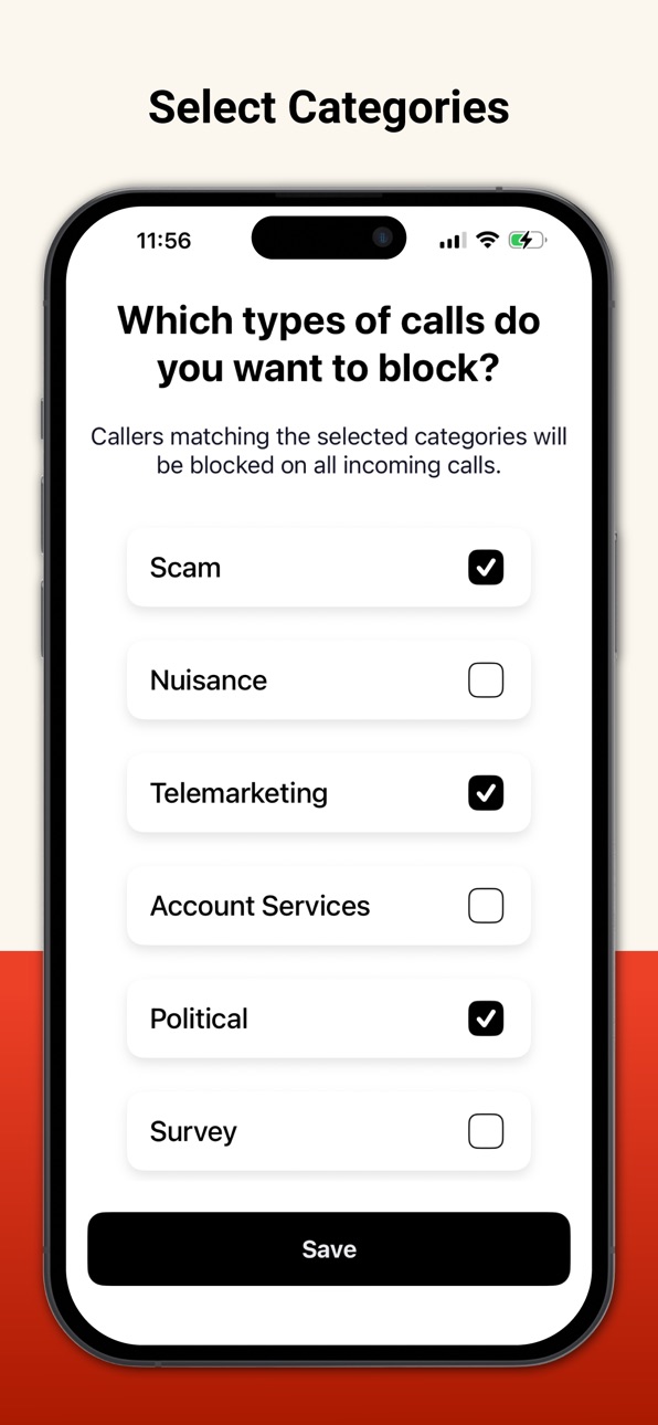 iPhone screenshot