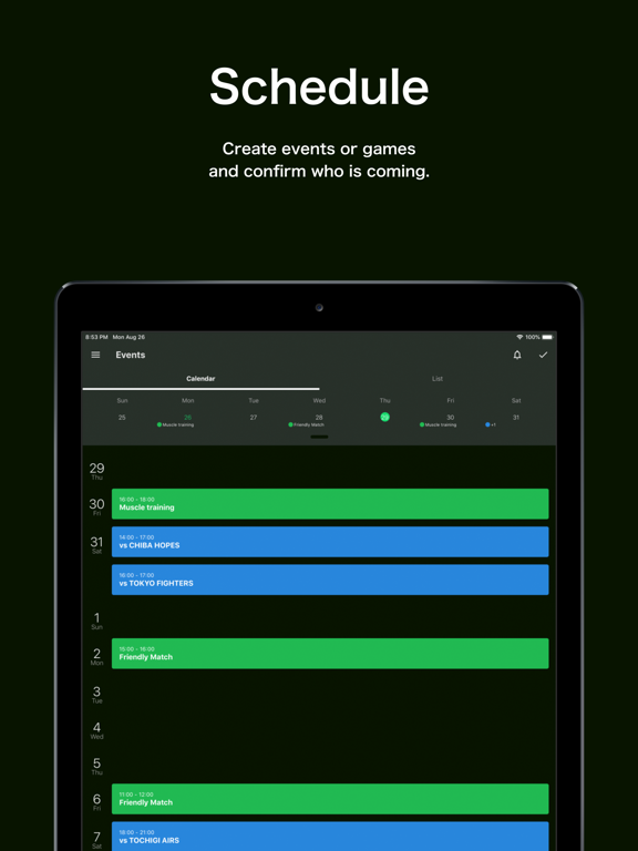 Screenshot #6 pour TeamHub - Manage Sports Teams