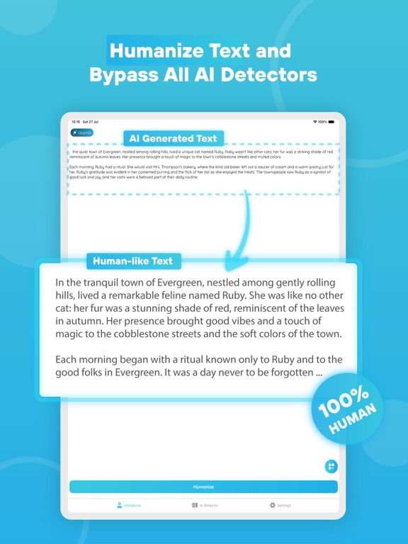 Screenshot #1 for AI Detector & Humanize AI Tool