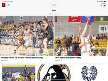 The Robesonian NC iPad screenshot