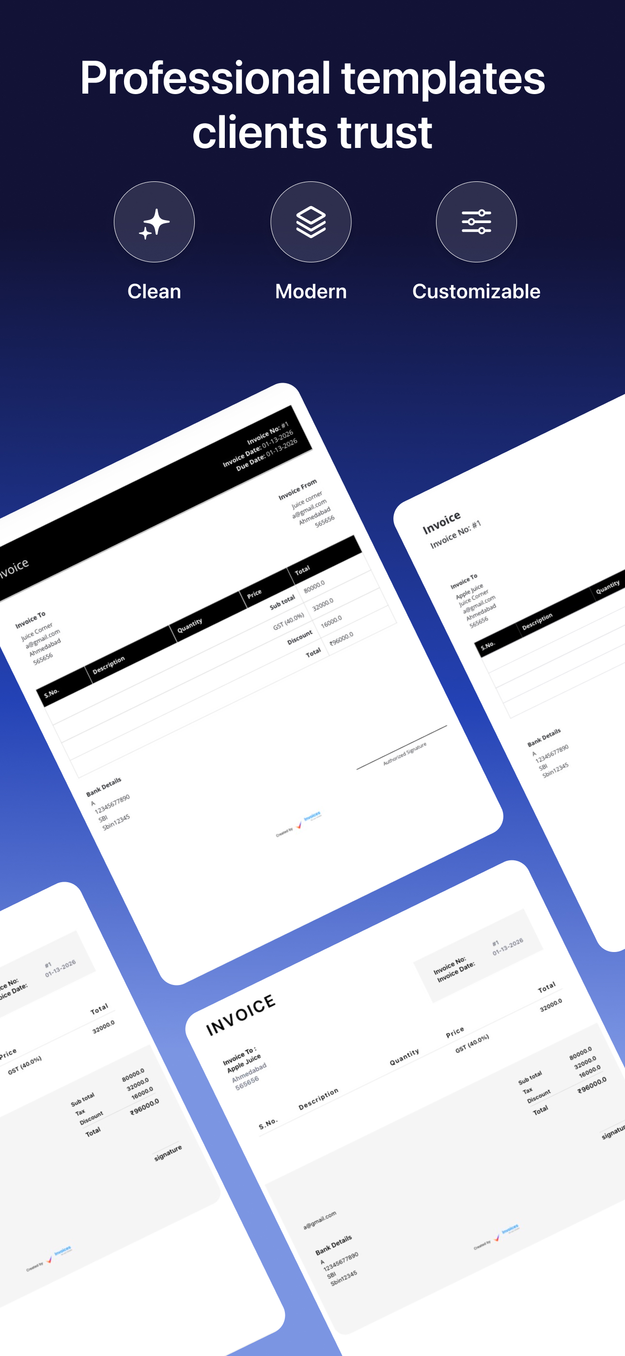 FreeMakers: Invoice Maker App