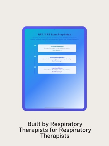 RRT/CRT: Respiratory Mastery iPad screenshot