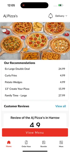Aj Pizza's. screenshot 4