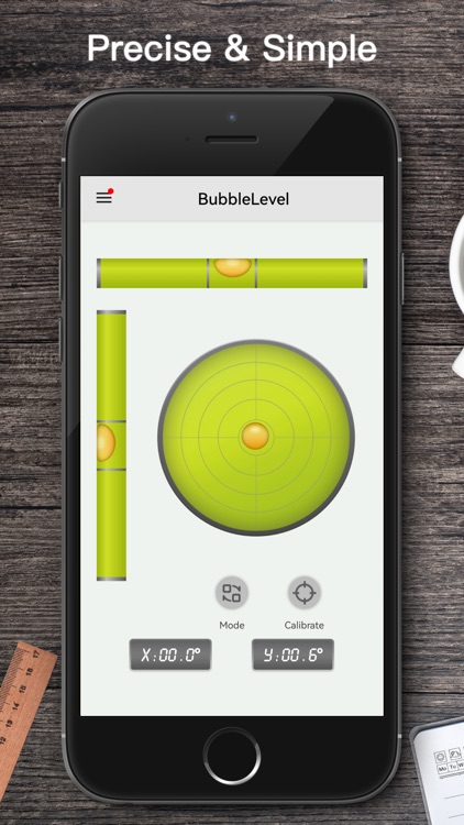 Bubble Level & Ruler Measure