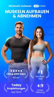 workouts zuhause - fitness app iphone bildschirmfoto 1