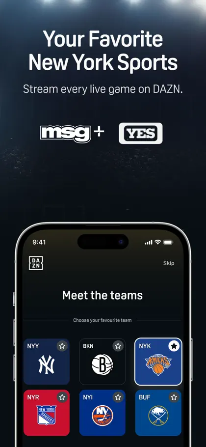 Screenshot 3 di 6 di DAZN: Stream Live Sports