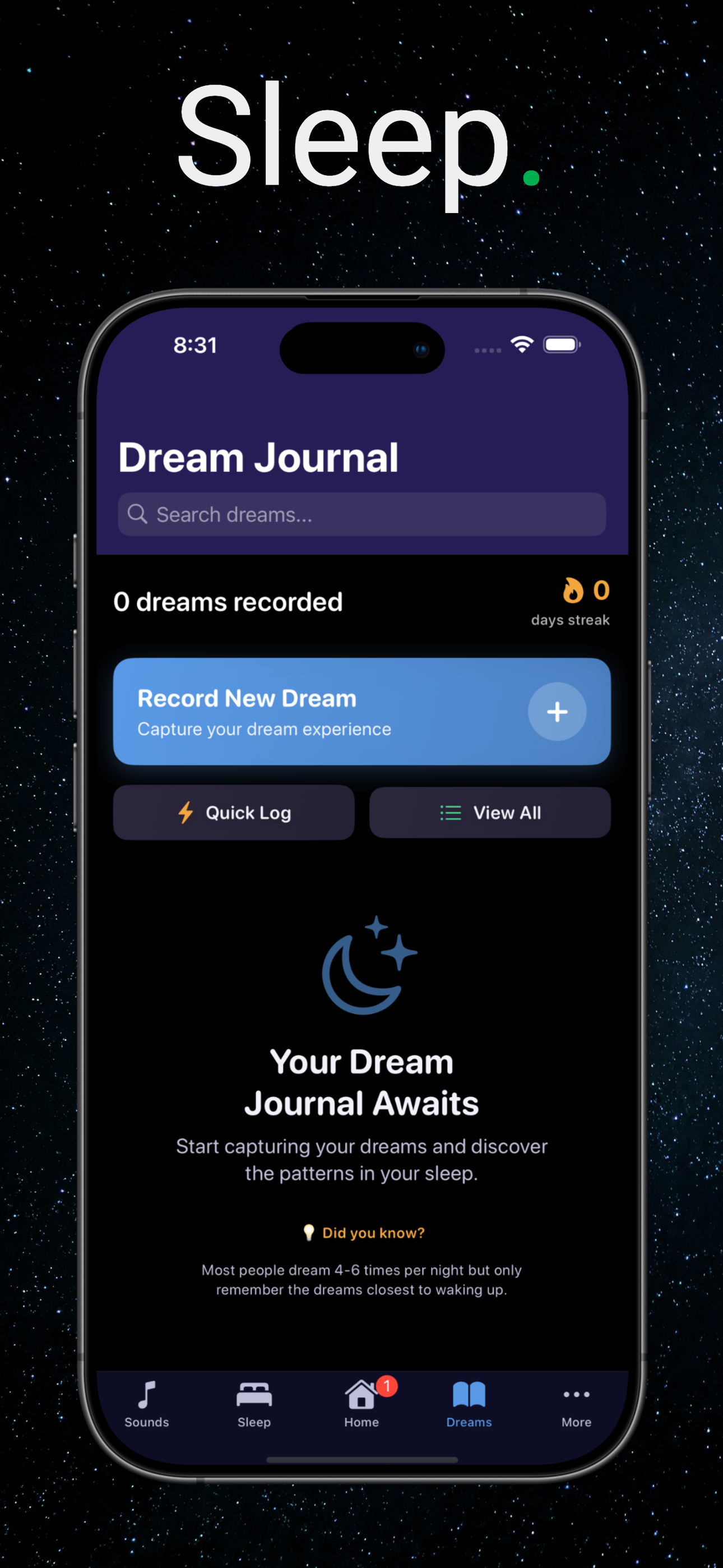 SleepTide: Tracker & Sounds screenshot 4