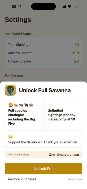 Savanna: Safari Tracker screenshot 6 of 6