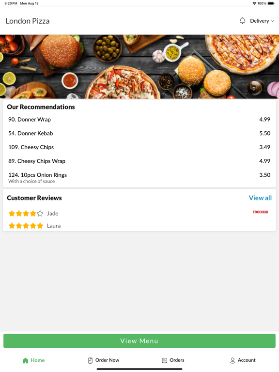 Screenshot #5 pour London Pizza.