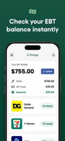 Forage EBT Balance & Rewards screenshot