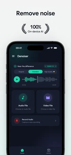 Denoiser: Audio Noise Remover screenshot 1