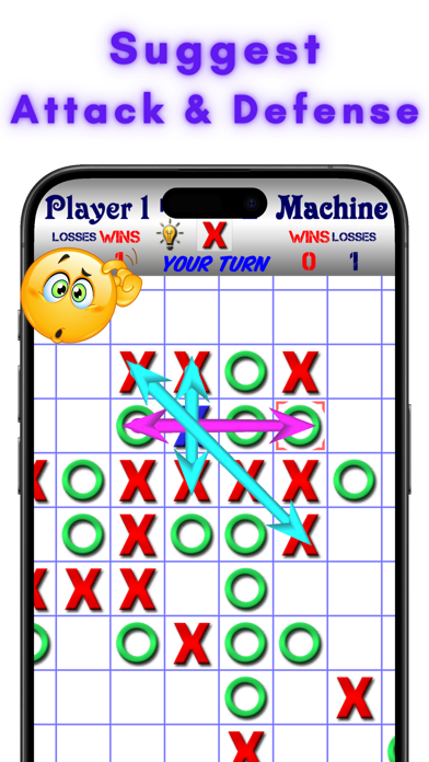 Tic Tac Toe AI - 5 in a row Screenshot