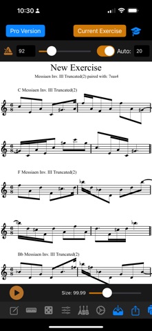 Tessitura Pro Scales screenshot
