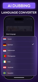 AI Video Dubbing: DubX screenshot
