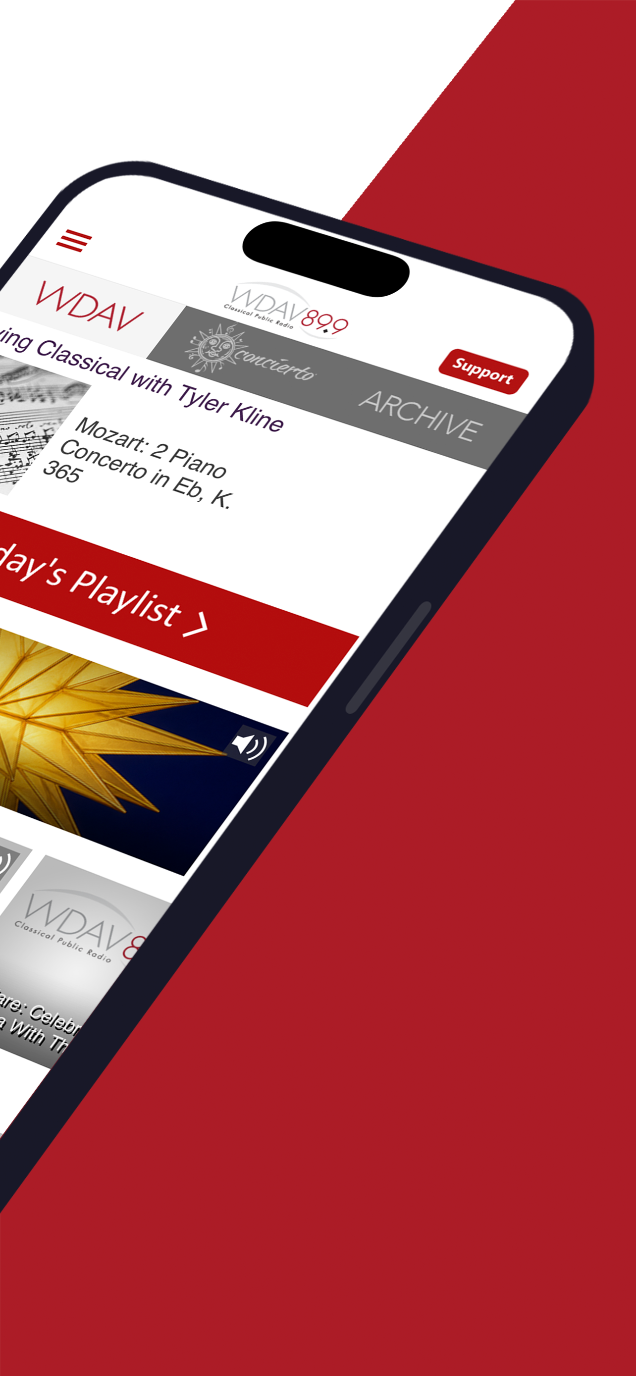 WDAV Classical Public Radio screenshot 2