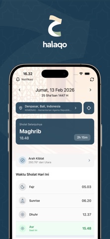 Halaqo: Azan & AI Journaling screenshot