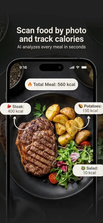 SnapAI: AI Calorie Scanner screenshot 1