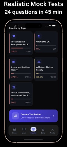Life in the UK Test 2026 App iPhone screenshot
