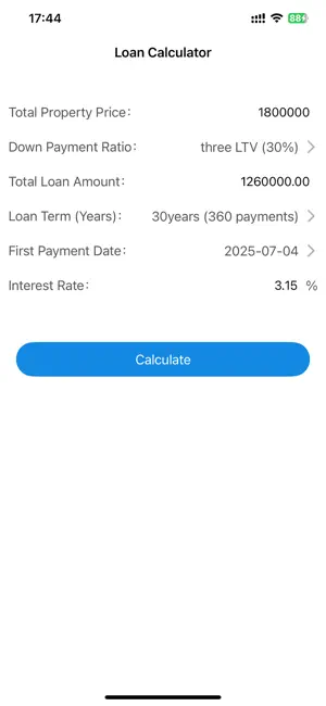 LoanCalc Pro - AI Calculator screenshot 1