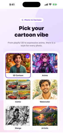 Turn Photo Into Cartoon iPhone screenshot