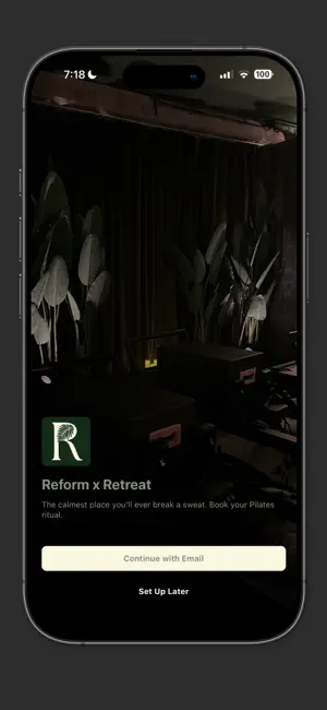 Reform x Retreat screenshot 1