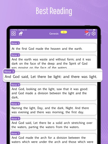 Simple English Bible (SEB) iPad screenshot