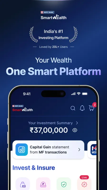 HDFC Bank SmartWealth screenshot 1 of 6